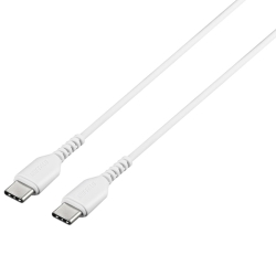 USB2.0ケーブル(Type-C to Type-C) 1.5m ホワイト BSMPCCC115WH