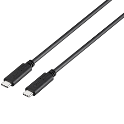 USB3.1 Gen2ケーブル(Type-C to Type-C) USB Power Delivery(3A)対応 1.0m ブラック BSUCC312P3A10BK