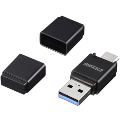 USB3.0 Type-A/USB3.1 Gen1 Type-CΉ microSDpX}zJ[h[_[/C^[ ubN BSCRM120U3BK
