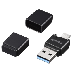 USB3.0 Type-A/microBΉ microSDpX}zJ[h[_[/C^[ ubN BSCRM110U3BK