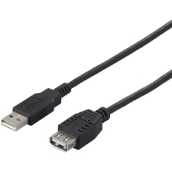 USB2.0 A to A EΉP[u 1.5m ubN BU2AAK15BK