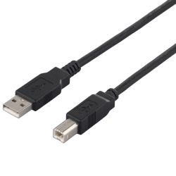 USB2.0 A to B ΉP[u 0.5m ubN BU2ABK05BK