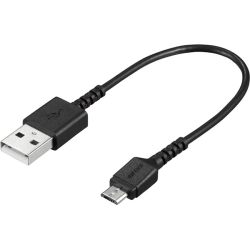 USB2.0 A to microB o[ubVXP[u 0.1m ubN BU2AMBS01BK
