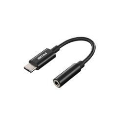 USB Type-C to 3.5mm 4ɃI[fBI ϊA_v^[ ubN BSMPC350HRBK