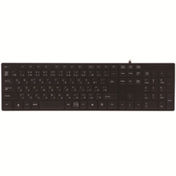 スリムキーボード アイソレーションタイプ ブラック FKB-U239BK