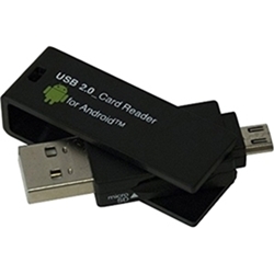 USB2.0 J[h[_[EC^[ microUSB microSD ubN CRW-DMSD64BK