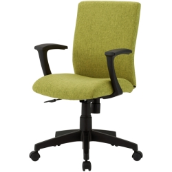 ナカバヤシ ファブリックチェア グリーン RZC-501G