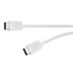 CABLE USB2.0ケーブル Type-C - Type-C 3A6 ホワイト F2CU043BT06-WHT