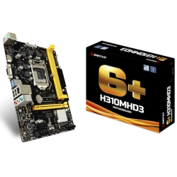 BIOSTAR DDR3メモリーーが使えるH310チップセットマザーボード