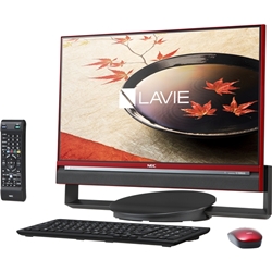 LAVIE PC-DA770CAR (クランベリーレッド) NECパーソナル(Cons) LAVIE Desk All-in-one - DA770/CAR