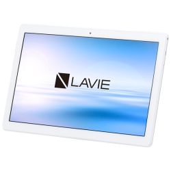 LAVIE Tab E (10.1型IPS液晶(1920x1200)/オクタコアCPU/RAM 4GB/ROM 64GB/フルセグ/防塵/防滴/Android 9.0) TE710/KAW ホワイト PC-TE710KAW