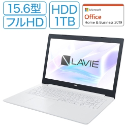 LAVIE Smart NS (15.6^tHD/AMD A6/4GB/HDD 1TB/DVDX[p[}`/Office H&B 2019) zCg PC-SN26VPDDF-D