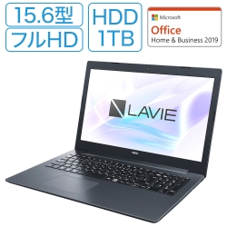 LAVIE Smart NS (15.6^tHD/AMD A6/4GB/HDD 1TB/DVDX[p[}`/Office H&B 2019) ubN PC-SN26VQDDF-D