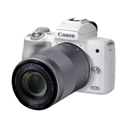 ミラーレスカメラ EOS Kiss M2・ダブルズームキット (ホワイト) 4726C003