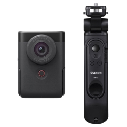 ビデオカメラ PowerShot V10 BK(ブラック) トライポッドグリップキット 5947C013