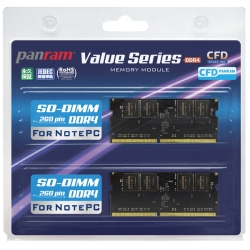 m[gPCp PC4-17000(DDR4-2133) 4GB×2g 260pin SO-DIMM (ۏ)(PanramV[Y) W4N2133PS-4G