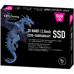 2.5C` SSD 500GB SATA 7mm DRAMڃQ[~Of 5Nۏ Read(MAX)550 Write(MAX)540MB/s CSSD-S6B05GMG4VT