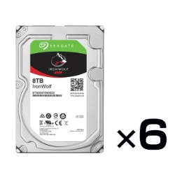 値下げ］HDD 8TB x6 セット (WD x 5、Seagate x 1)-