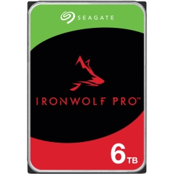 Seagate IronWolf Pro 3.5yf[^3Ntz6TB HDD(CMR)[J[5Nۏ 24ԉғ PCANASp RVZT[t ST6000NT001