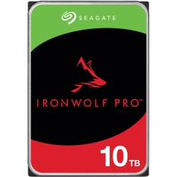 Seagate IronWolf Pro 3.5yf[^3Ntz10TB HDD(CMR)[J[5Nۏ 24ԉғ PCANASp RVZT[t ST10000NT001