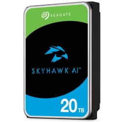Seagate SkyHawk AI 3.5 20TB HDD (CMR) [J[5Nۏ 256MB 7200rpm lbg[N rfI R[_[ AIΉNVRVXep ST20000VE002