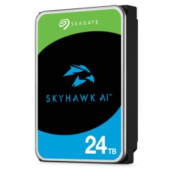 Seagate SkyHawk AI 3.5 24TB HDD (CMR) [J[5Nۏ 256MB 7200rpm lbg[N rfI R[_[ AIΉNVRVXep ST24000VE002 (Seagate)