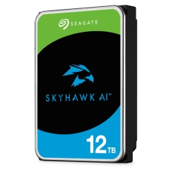Seagate SkyHawk AI 3.5yf[^3Ntz 12TB HDD (CMR) [J[5Nۏ 512MB 7200rpm lbg[N rfI R[_[ AIΉNVRVXepST12000VE003