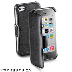 iPhone5CpP[X BOOK(ubN) ubN BOOK/LEATHER-LIKE/F/IPH5/BL