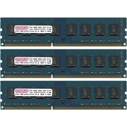 【クリックで詳細表示】PC用 PC3-10600/DDR3-1333 6GBキット(2GB 3枚組み) 240pin unbuffered DIMM 日本製 CK2GX3-D3U1333