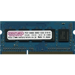 【クリックで詳細表示】産機用 PC3-10600/DDR3-1333 2GB ECC SODIMM 1.5v 日本製 CD2G-SOD3UE1333