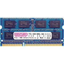 モジュール規格:PC3-12800(DDR3-1600) CENTURY MICRO(センチュリー 