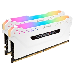 コルセア DDR4 3200MHz 8GBx2 288pin DIMM Unbuffered 16-18-18-36 Vengeance RGB PRO White CMW16GX4M2C3200C16W