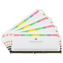 DDR4 3200MHz 8GBx4 DIMM 16-18-18-36 DOMINATOR PLATINUM RGB White Heatspreaders RGB LED CMT32GX4M4C3200C16W