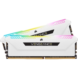 コルセア DDR4 3600MHz 16GBx2 DIMM 18-22-22-42 XMP 2.0 VENGEANCE RGB PRO SL White for AMD & Intel CMH32GX4M2D3600C18W