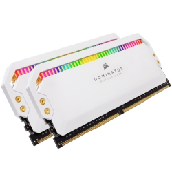 DDR4 3200MHz 16GBx2 DIMM Unbuffered 16-20-20-38 XMP 2.0 DOMINATOR PLATINUM RGB White 1.35V CMT32GX4M2E3200C16W