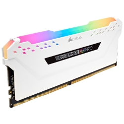 コルセア DDR4 3200MHz 16GBx2 DIMM Unbuffered 16-20-20-38 XMP 2.0 VENGEANCE RGB PRO White 1.35V CMW32GX4M2E3200C16W