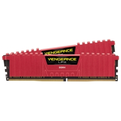 DDR4 3000MHz 8GBx2 288pin DIMM Unbuffered 15-17-17-35 Vengeance LPX Red CMK16GX4M2B3000C15R