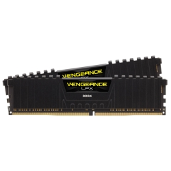 DDR4 5000MHz 16GBx2 DIMM Unbuffered 18-26-26-46 XMP 2.0 Vengeance LPX Black 1.6V CMK32GX4M2Z5000C18