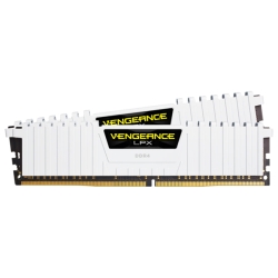 DDR4 3000MHz 8GBx2 288pin DIMM Unbuffered 15-17-17-35 Vengeance LPX White Heat spreader CMK16GX4M2B3000C15W