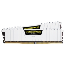 DDR4 3200MHz 16GBx2 DIMM Unbuffered 16-20-20-38 XMP 2.0 VENGEANCE LPX White 1.35V CMK32GX4M2E3200C16W