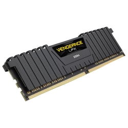 DDR4 2400MHz 4GBx1 288pin DIMM Unbuffered 16-16-16-39 Vengeance LPX Black Heat spreader CMK4GX4M1A2400C16