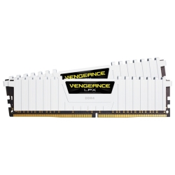 DDR4 3200MHz 8GBx2 DIMM Unbuffered 16-20-20-38 XMP 2.0 VENGEANCE LPX White 1.35V CMK16GX4M2E3200C16W