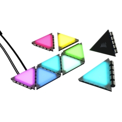 CeBOX^[^[Lbg iCUE LC100 Smart Case Lighting Triangles Starter Kit CL-9011114-WW