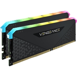 コルセア DDR4 3600MHz 64GB(32GBx2) UDIMM 18-22-22-42 VENGEANCE RGB RS 1.35V for AMD Ryzen & Intel CMG64GX4M2D3600C18