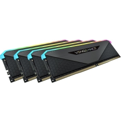 DDR4 3200MHz 128GB(32GBx4) UDIMM 16-20-20-38 VENGEANCE RGB RT Black 1.35V for AMD Ryzen CMN128GX4M4Z3200C16