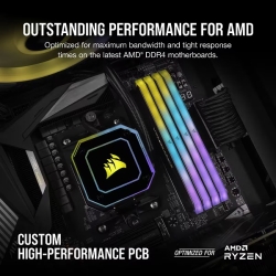 コルセア DDR4 3600MHz 32GB(8GBx4) UDIMM 18-22-22-42 VENGEANCE RGB RT Black 1.35V for AMD Ryzen CMN32GX4M4Z3600C18 コルセア DDR4 3600MHz 32GB(8GBx4) UDIMM 18-22-22-42 VENGEANCE RGB RT Black 1.35V for AMD Ryzen CMN32GX4M4Z3600C18