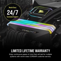 コルセア DDR4 3600MHz 32GB(8GBx4) UDIMM 18-22-22-42 VENGEANCE RGB RT Black 1.35V for AMD Ryzen CMN32GX4M4Z3600C18 コルセア DDR4 3600MHz 32GB(8GBx4) UDIMM 18-22-22-42 VENGEANCE RGB RT Black 1.35V for AMD Ryzen CMN32GX4M4Z3600C18