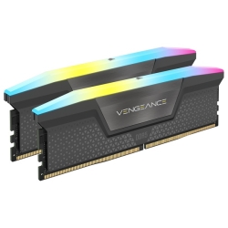 コルセア DDR5 5600MHz 32GBx2 UDIMM 40-40-40-77 AMD EXPO VENGEANCE RGB DDR5 Black PCB 1.25V CMH64GX5M2B5600Z40K