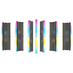 コルセア DDR5 5600MHz 32GBx2 UDIMM 40-40-40-77 AMD EXPO VENGEANCE RGB DDR5 Black PCB 1.25V CMH64GX5M2B5600Z40K