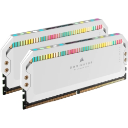 DDR5 5600MHz 64GB(32GBx2) UDIMM 40-40-40-77 DOMINATOR PLATINUM RGB White RGB LED 1.25V CMT64GX5M2B5600C40W